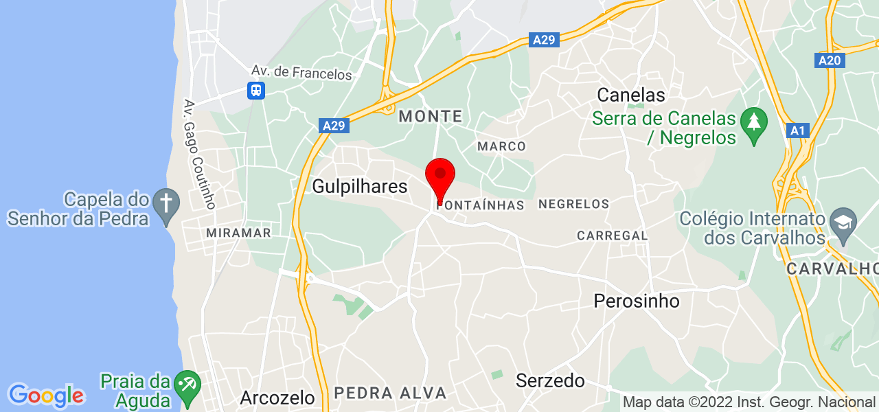 Ricardo Azevedo - Porto - Vila Nova de Gaia - Karte