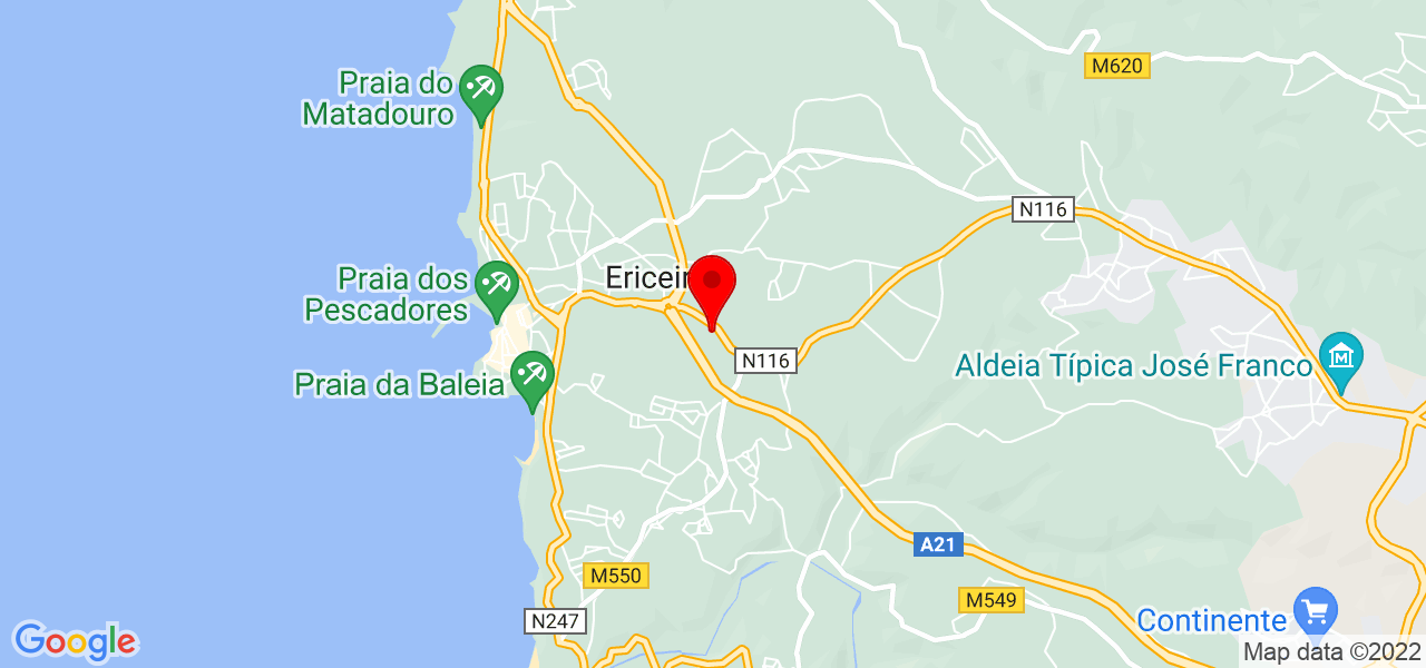 Adelaide Carvalho - Lisboa - Mafra - Mapa