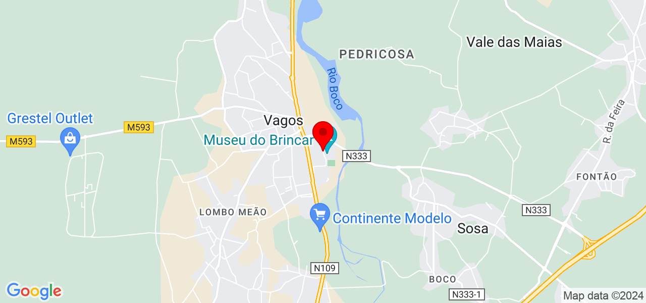 Teca Remodela&ccedil;&otilde;es - Aveiro - Vagos - Mapa