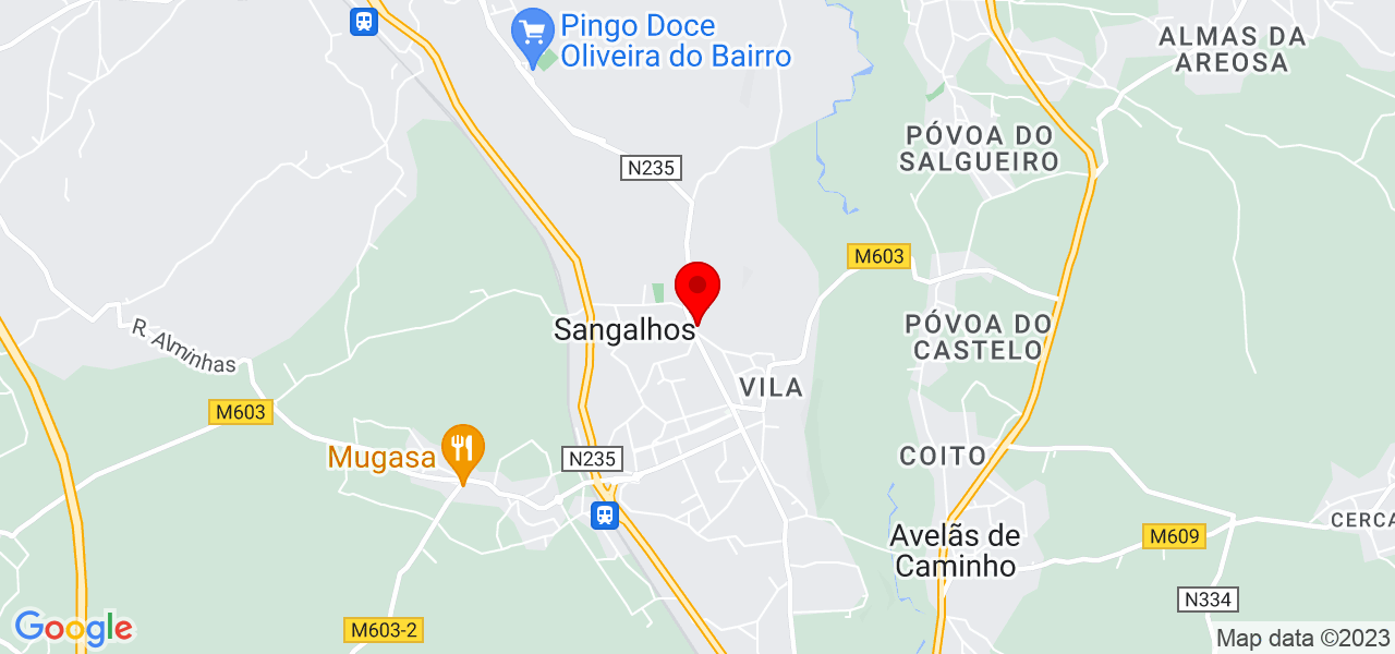 Thamyres - Aveiro - Anadia - Mapa