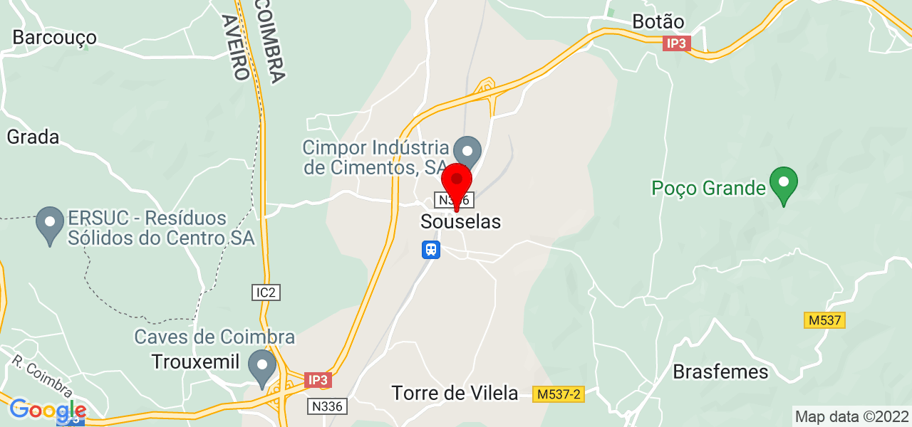 Iara Souza - Coimbra - Coimbra - Mapa