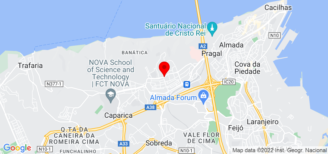 Juliana - Setúbal - Almada - Mapa