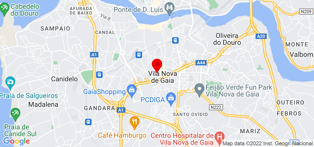 Paramjeet - Porto - Vila Nova de Gaia - Map