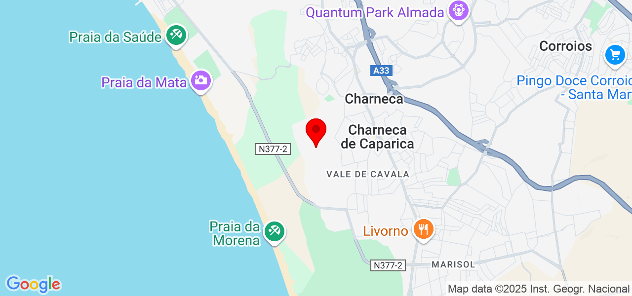 Fernando Manuel Barbosa da Costa - Setúbal - Almada - Mapa