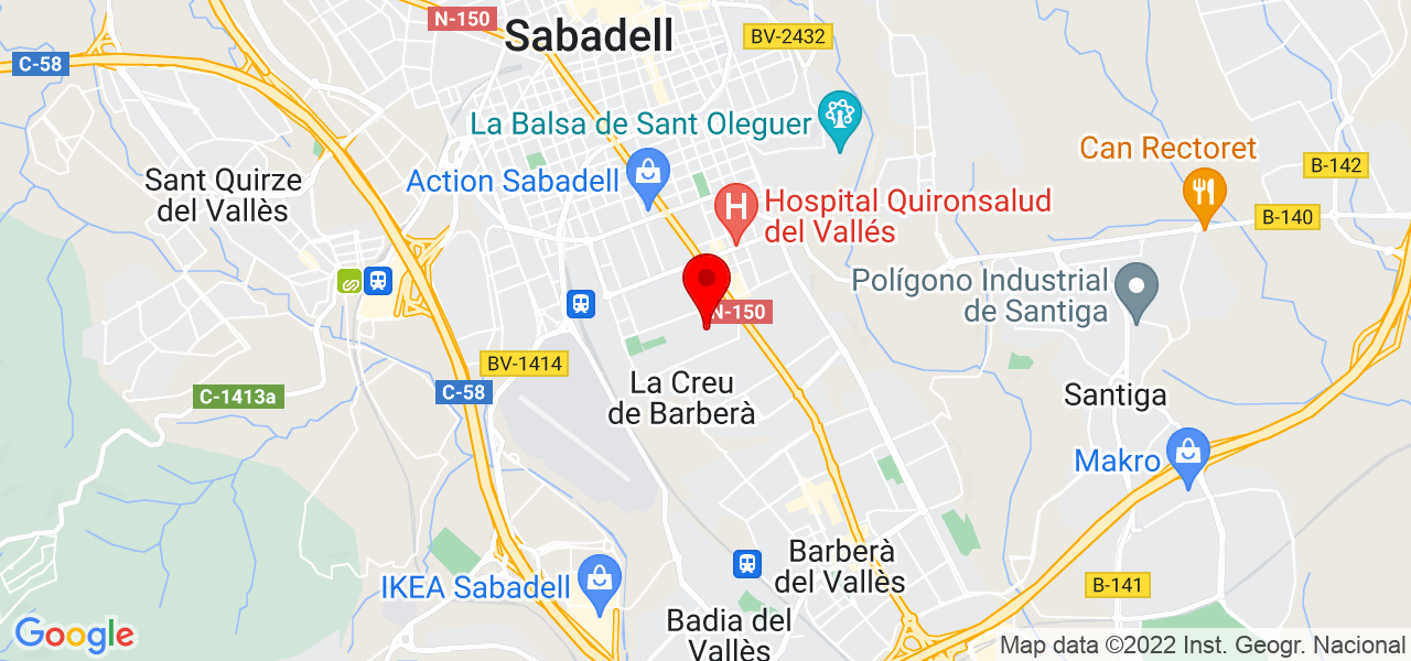 Isaack García - Cataluña - Sabadell - Mapa