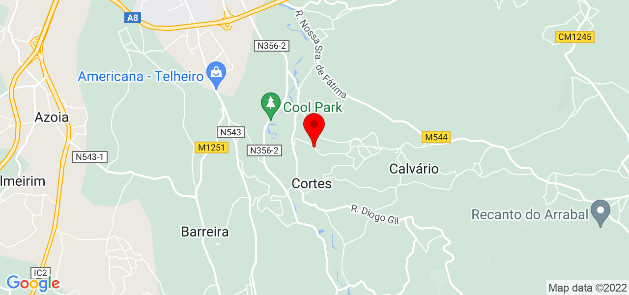 In&ecirc;s Cruz - Leiria - Leiria - Mapa