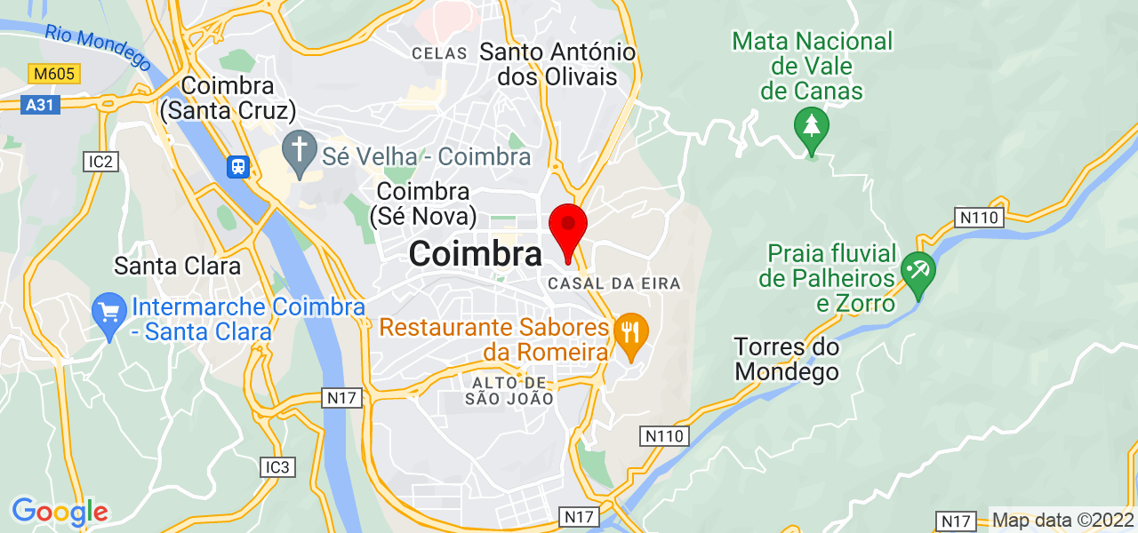 Ailce Mara - Coimbra - Coimbra - Mapa