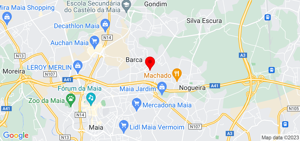 Jos&eacute; mario - Porto - Maia - Mapa