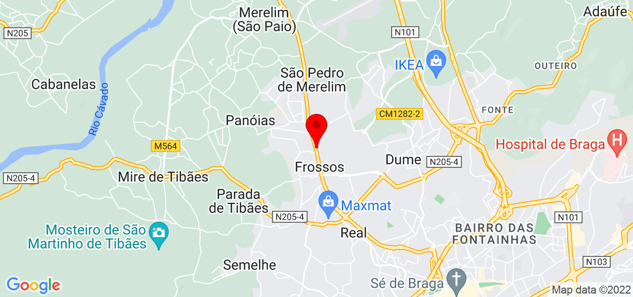 Emanuele - Braga - Braga - Mapa