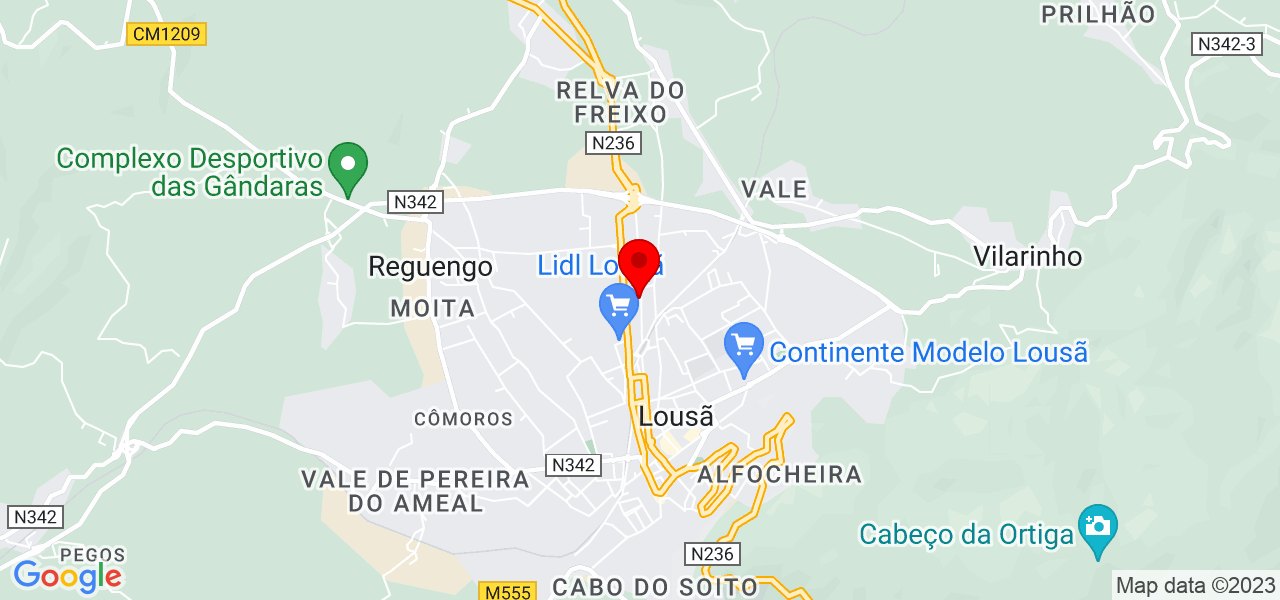 MrYoga - Coimbra - Lousã - Mapa