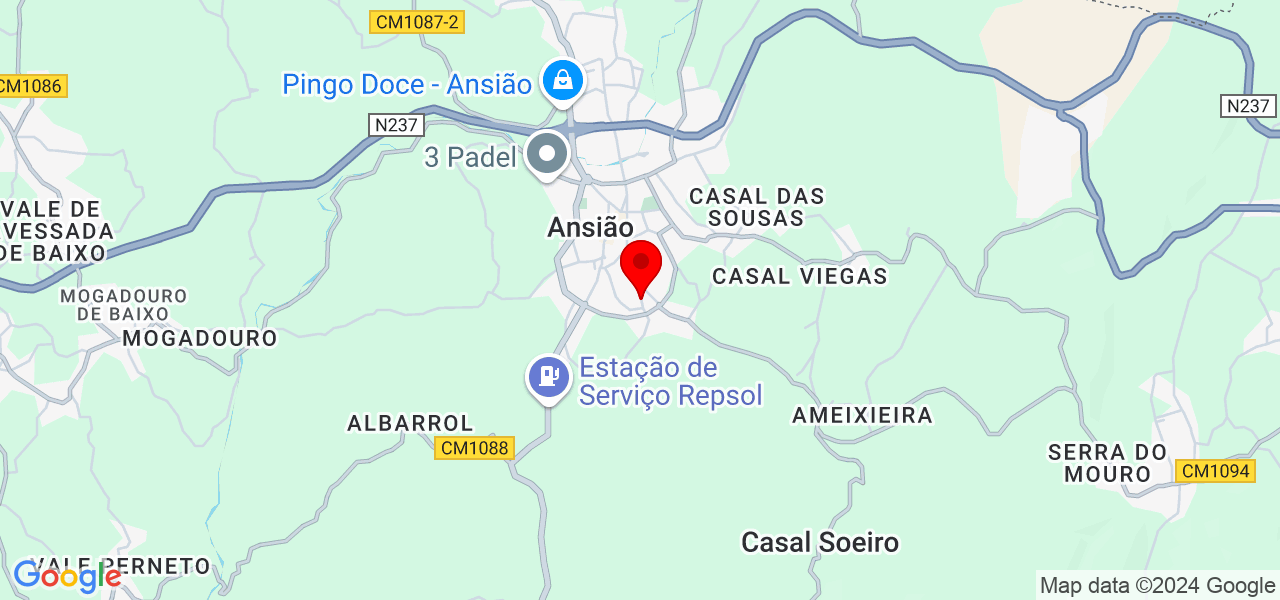 Eng Alexandre Marcelo - Leiria - Ansião - Karte