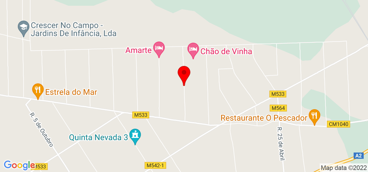 Luciana - Setúbal - Palmela - Mapa