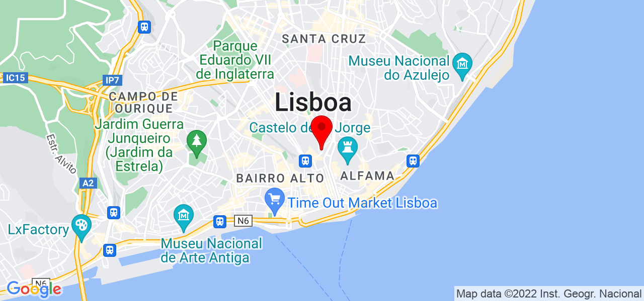 Augusto - Lisboa - Lisboa - Mapa