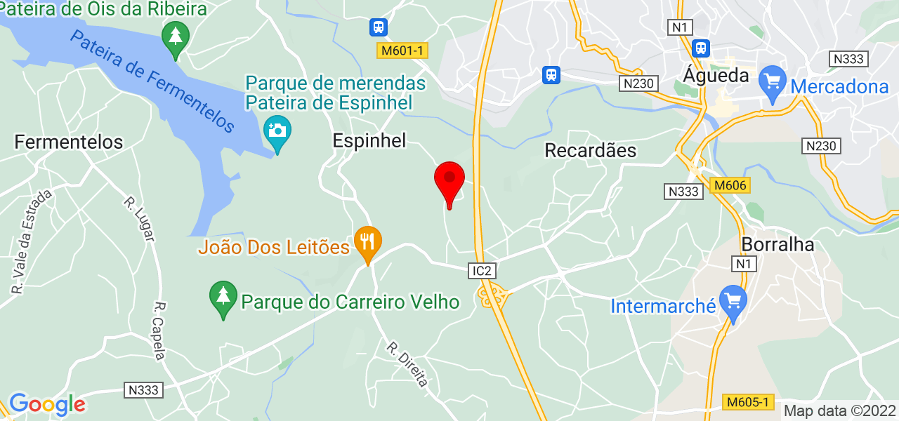 Olga Oliveira - Aveiro - Águeda - Mapa