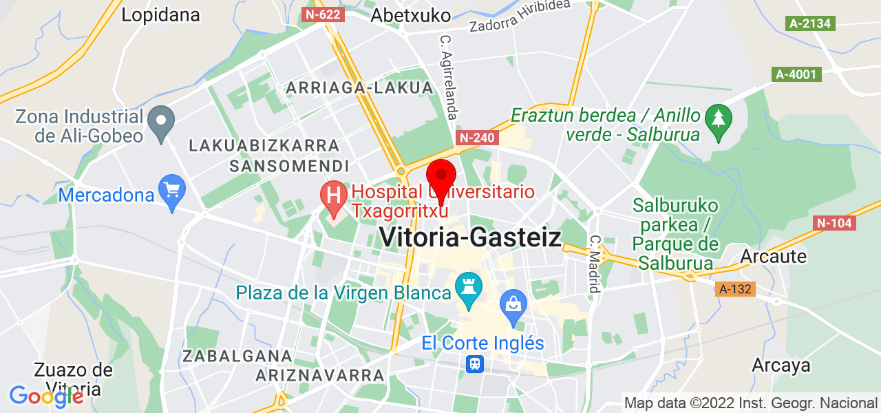 Sundus Shoaib Art - País Vasco - Vitoria-Gasteiz - Mapa