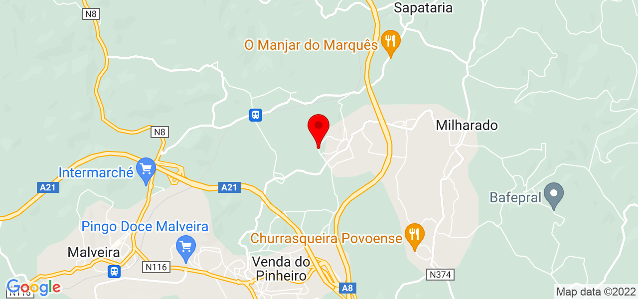 Joao Taveira - Lisboa - Mafra - Mapa