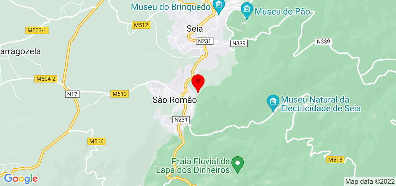 Lukafitness - Guarda - Seia - Mapa