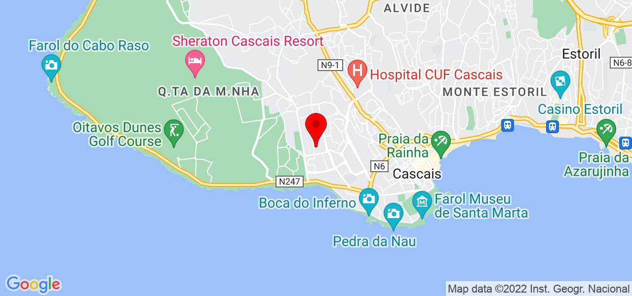 Daniel Afonso - Lisboa - Cascais - Mapa