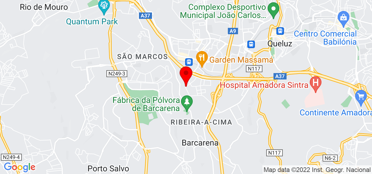 Ana Filipa Valido - Lisboa - Oeiras - Mapa