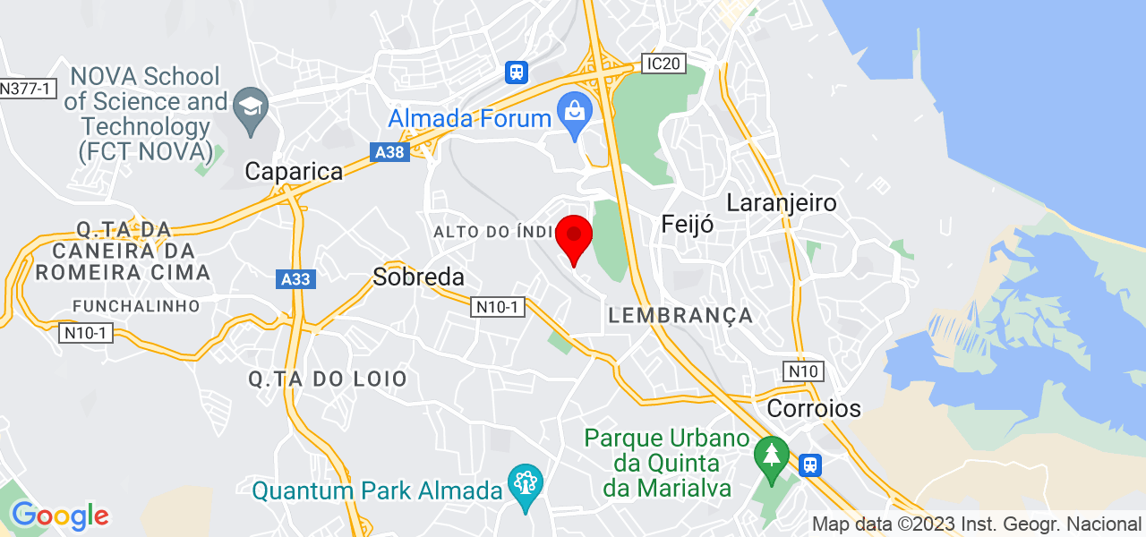 Victor Soares - Setúbal - Almada - Mapa