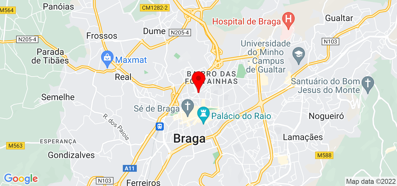 Rui Pires - Braga - Braga - Mapa