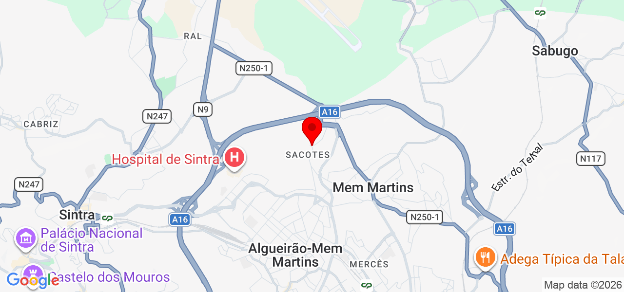 Igor Moraes - Lisboa - Sintra - Mapa
