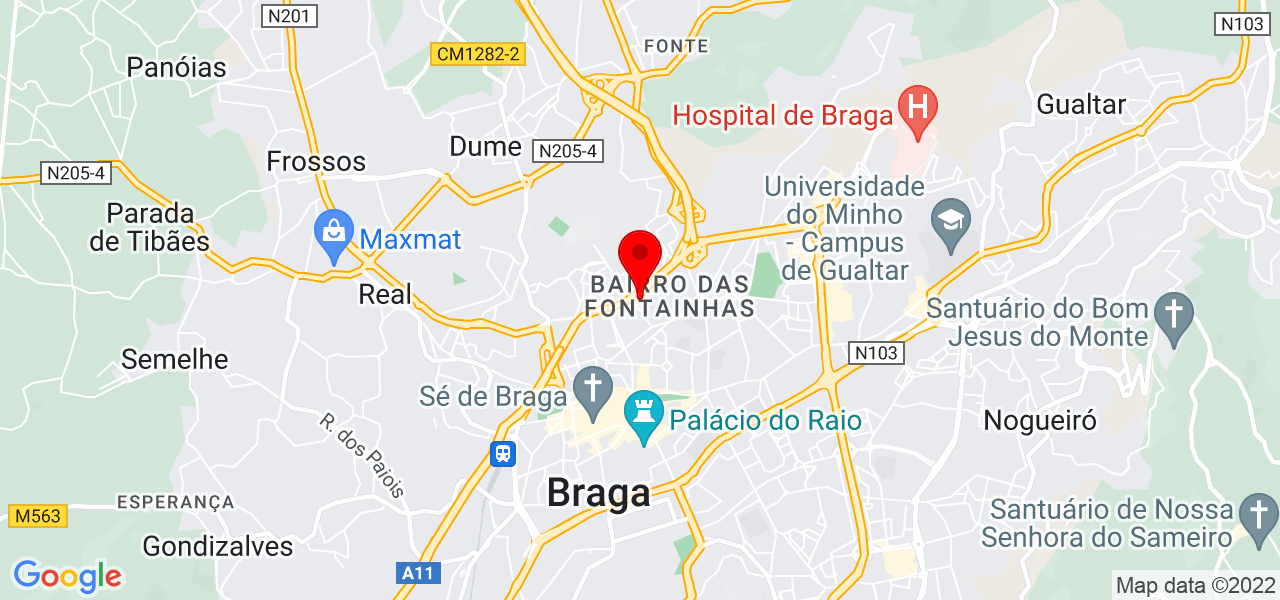 Marlene Alves - Braga - Braga - Mapa