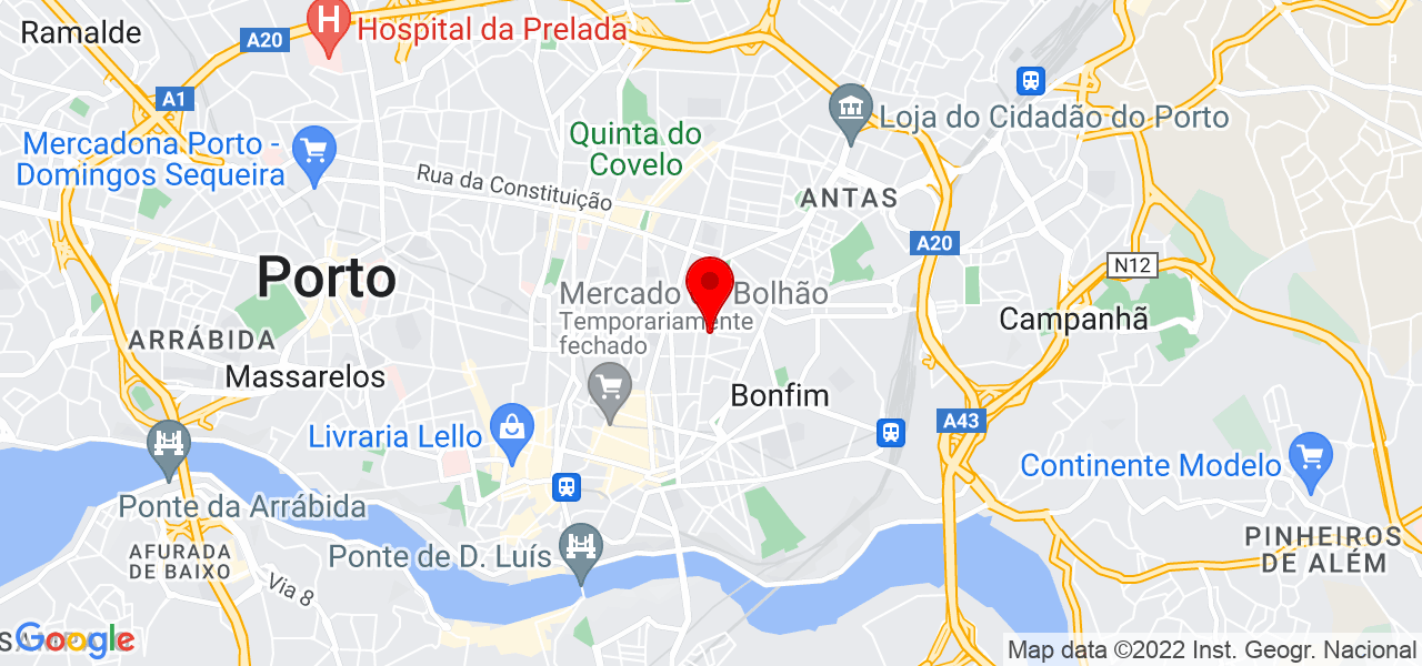 Mariana Abreu - Porto - Porto - Mapa