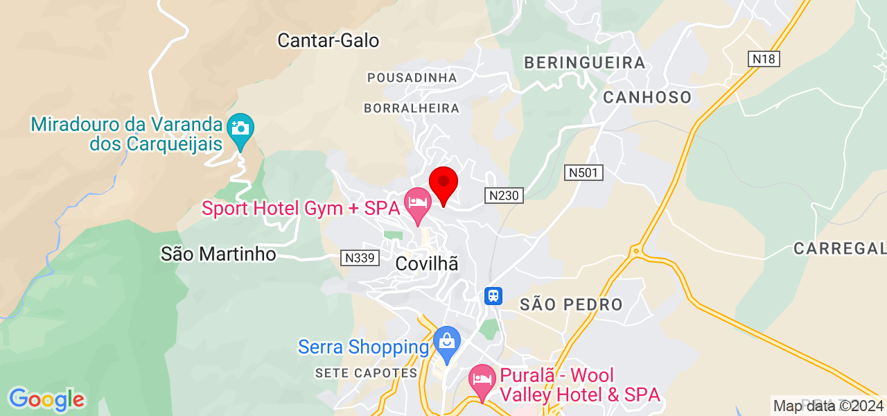 EL&Eacute;TRICA&amp;MUITO+ - Castelo Branco - Covilhã - Mapa