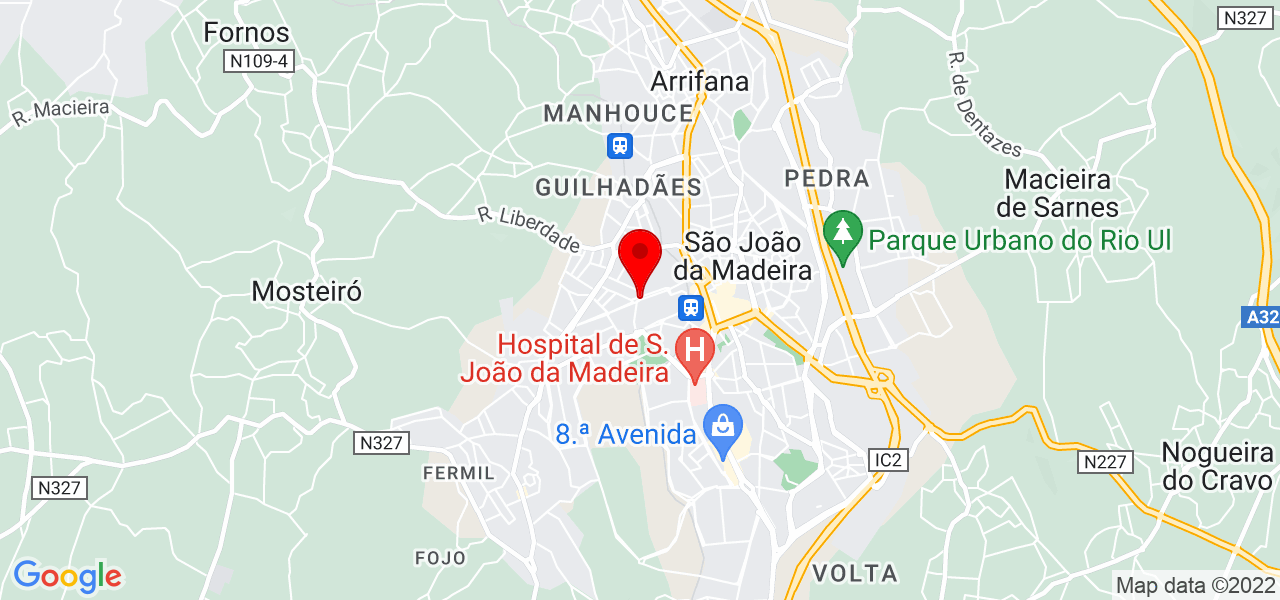 Daniel - Aveiro - São João da Madeira - Mapa