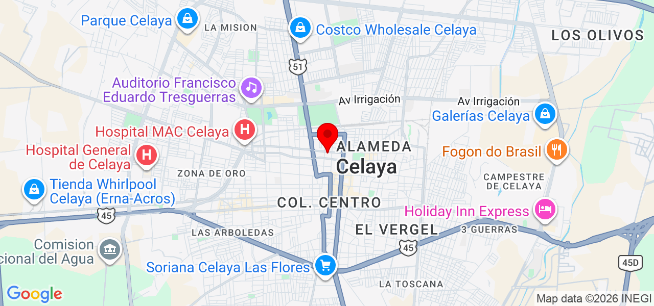 Asesores Jurídicos Celaya - Guanajuato - Celaya - Map