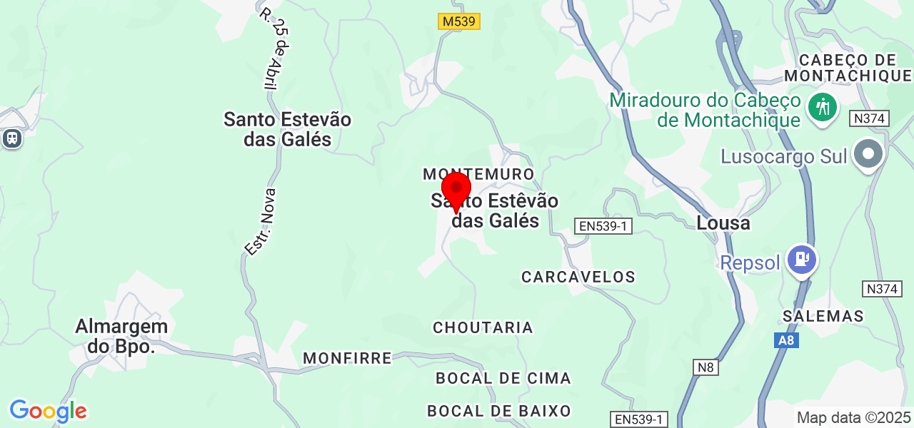 Repara&ccedil;&otilde;es e solu&ccedil;&otilde;es - Lisboa - Mafra - Map