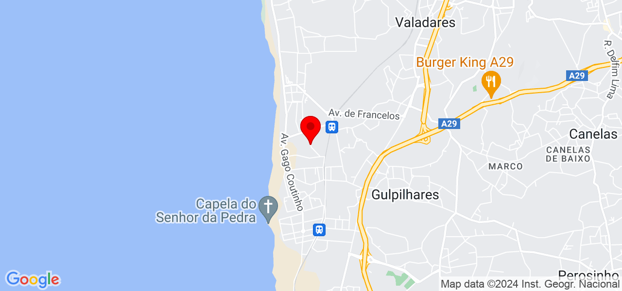Ant&oacute;nio Silva - Porto - Vila Nova de Gaia - Mapa