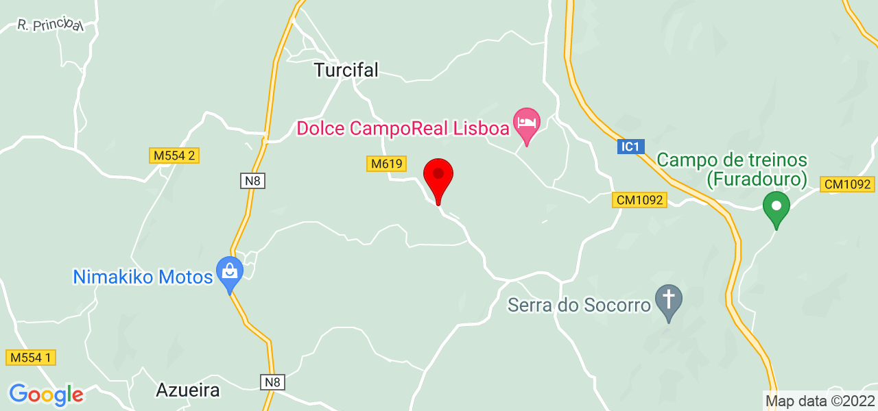 Pedro G&oacute;is - Lisboa - Torres Vedras - Mapa