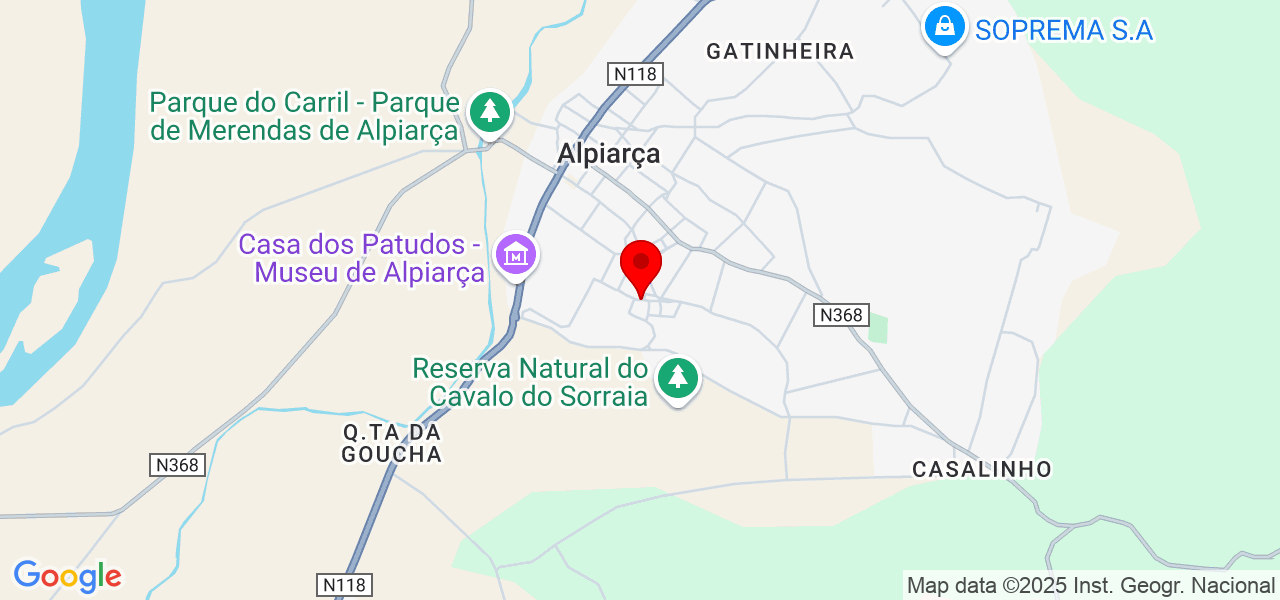 Michelle - Santarém - Alpiarça - Map