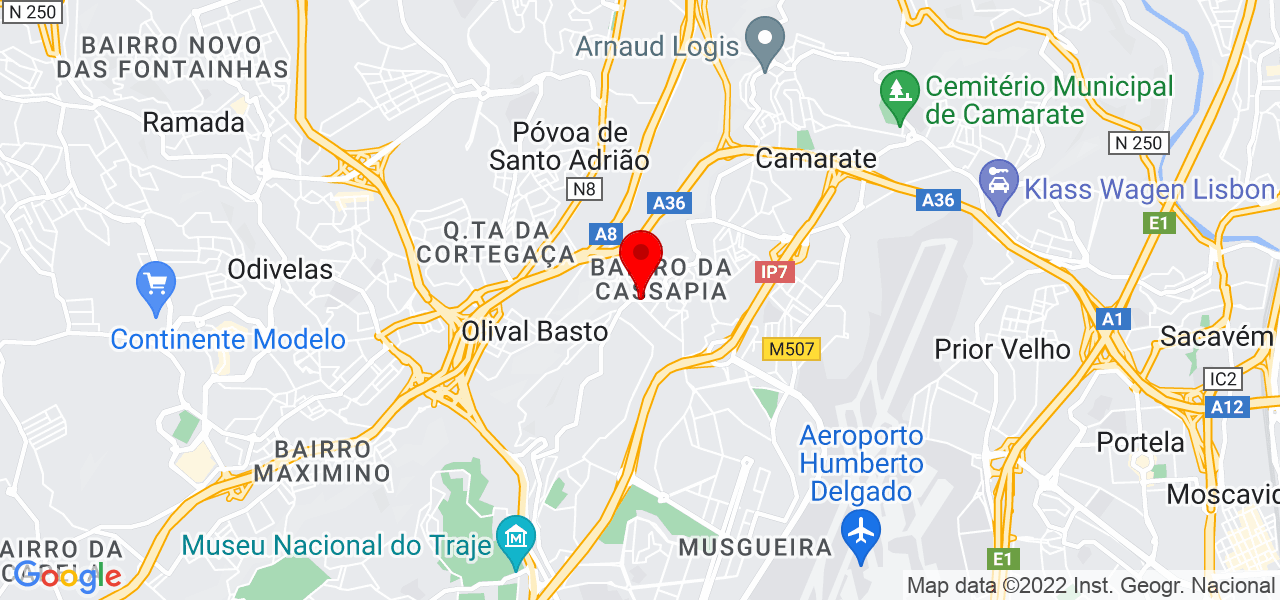 Ana Cristina Pereira - Lisboa - Lisboa - Mapa