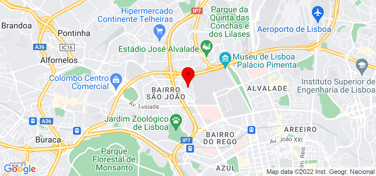 EVELINE DIAS - Lisboa - Lisboa - Mapa