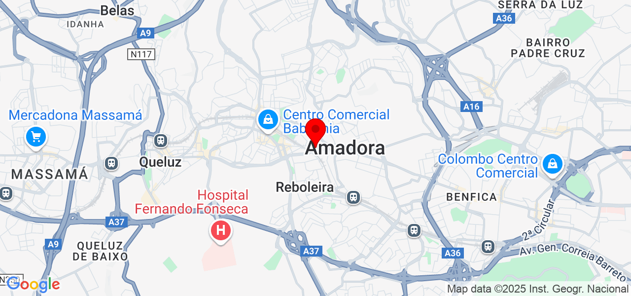 Isaac ramos - Lisboa - Amadora - Mapa