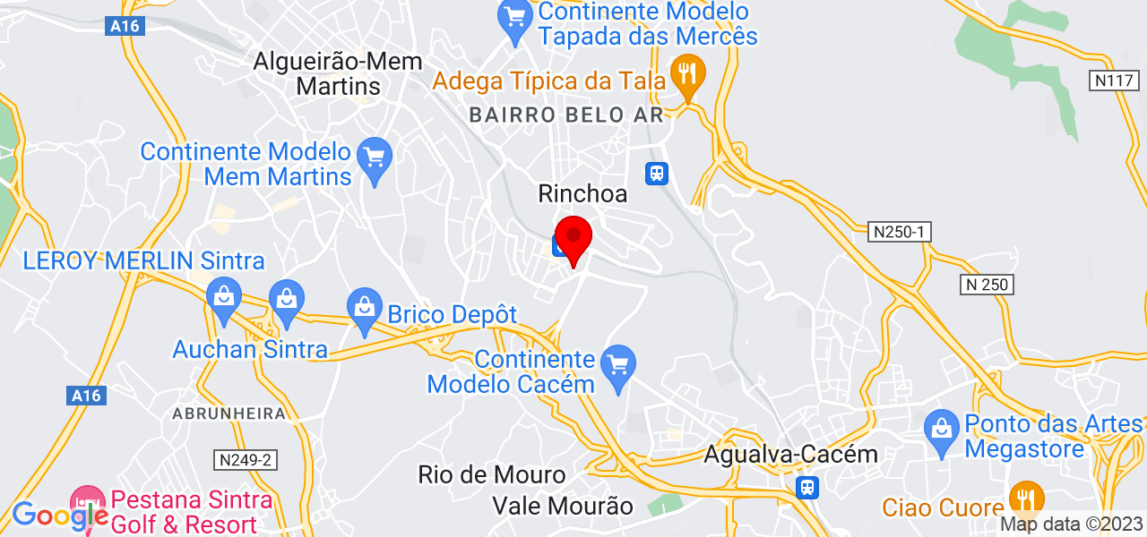 João Oliveira - Lisboa - Sintra - Mapa