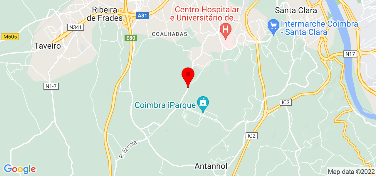 Daniel Maia carpintaria - Coimbra - Coimbra - Mapa