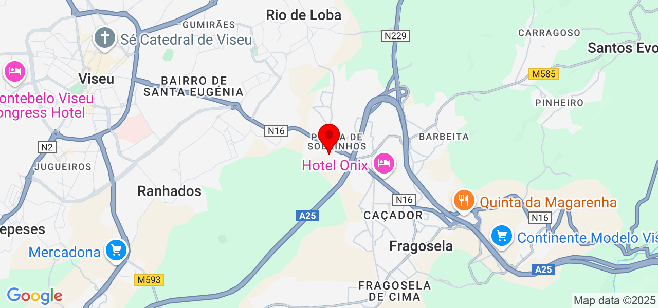 Raquel - Viseu - Viseu - Map