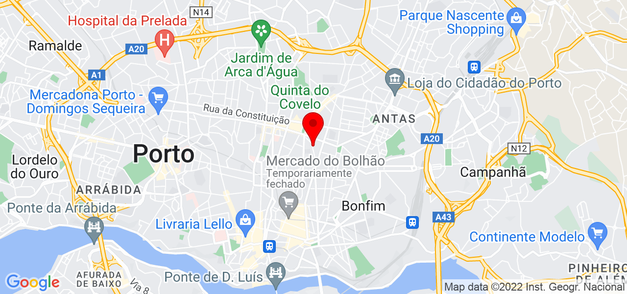 Mateus Geronimo Rosa - Porto - Porto - Mapa