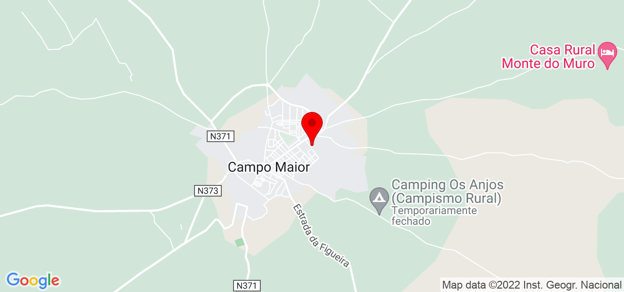 Celestina Muacho - Portalegre - Campo Maior - Mapa