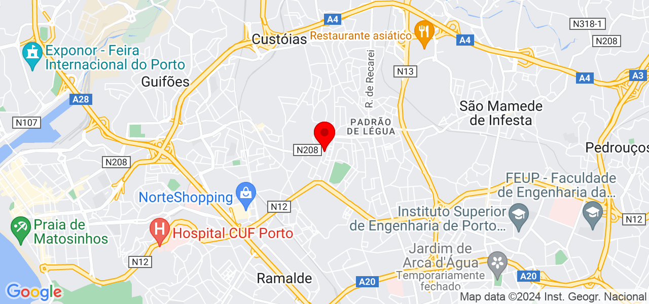 Paula Carvalho - Porto - Matosinhos - Mapa