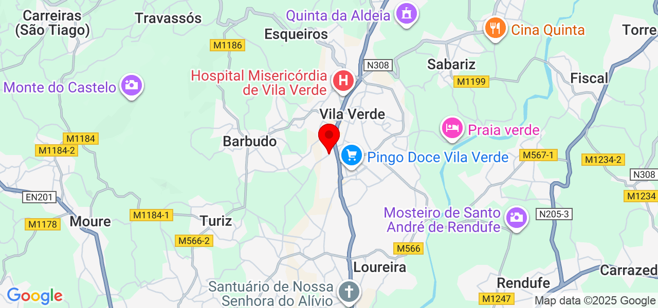 Lucas Costa - Braga - Vila Verde - Karte