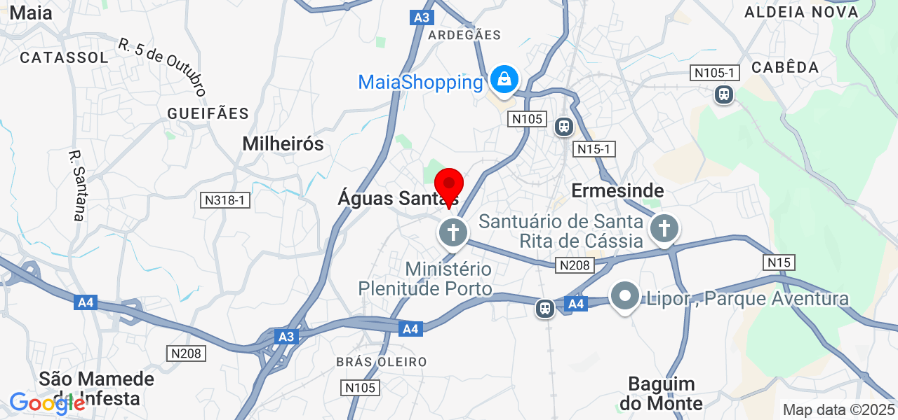 Nuno Filipe Lopes - Porto - Maia - Mapa