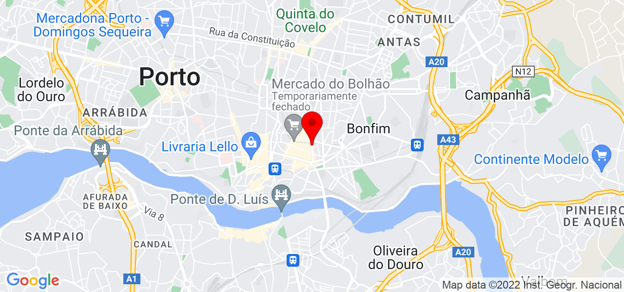 Lorraine Garcia - Porto - Porto - Mapa