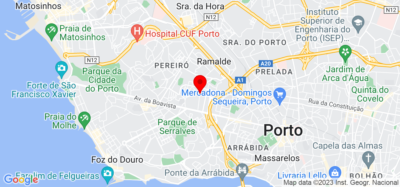 Agnaldo Jose De Moura - Porto - Porto - Map