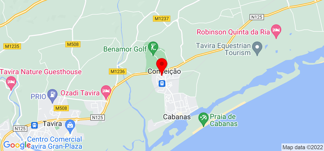 Santos Pinturas - Faro - Tavira - Mapa