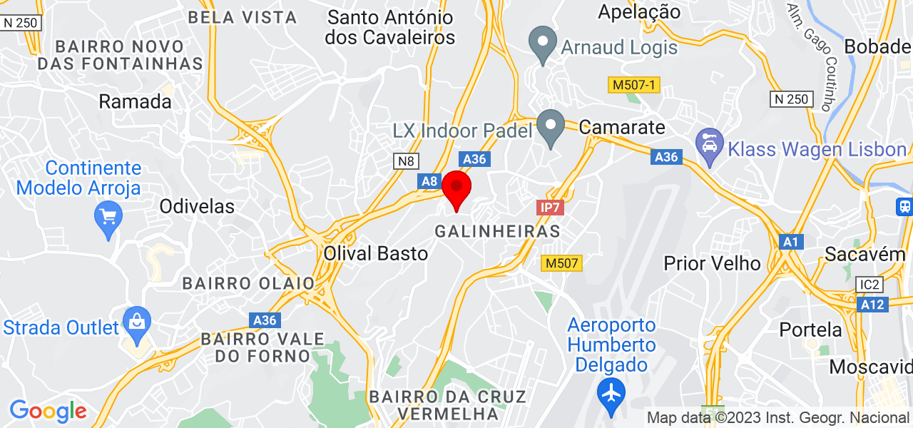 Fábio Saavedra - Lisboa - Odivelas - Karte